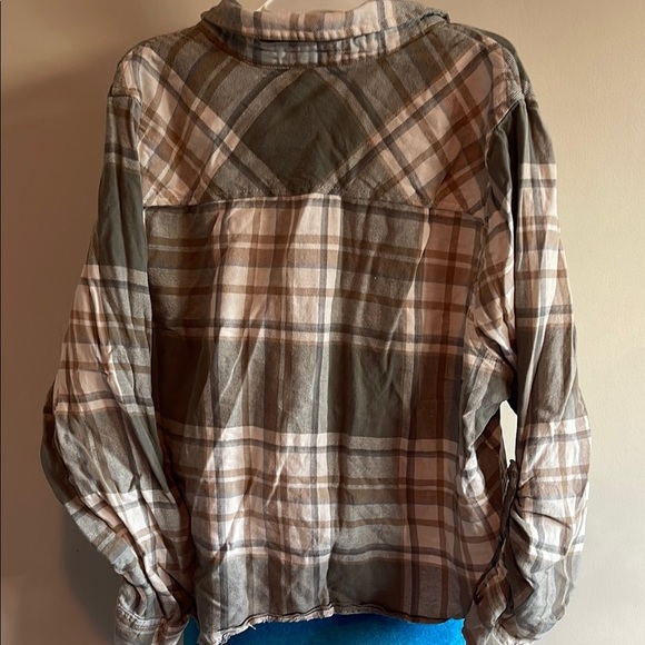 Plaid Button Down Kids Shirt - Picture 6 of 7